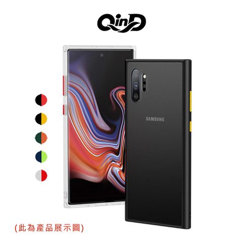 QinD SAMSUNG Galaxy Note 10+ 雙料膚感保護殼