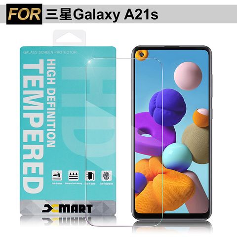 清透美型 展現完美Xmart for 三星 SAMSUNG Galaxy A21s 薄型9H玻璃保護貼-非滿版