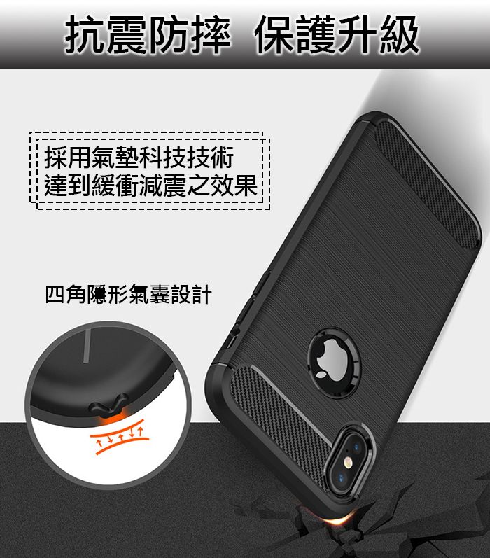 抗震防摔 保護升級採用氣墊科技技術達到緩衝減震之效果四角隱形氣囊設計