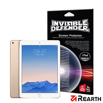 超值組合，三片裝Rearth Apple iPad Mini 4 高透光抗刮螢幕保護貼