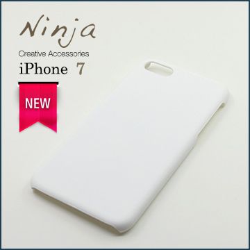 Ninja 東京御用 Apple iPhone 74.7吋精緻磨砂保護硬殼白色