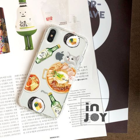 INJOY mall iPhone 6 部隊貓吃泡菜防摔耐震亮面手機殼 保護殼