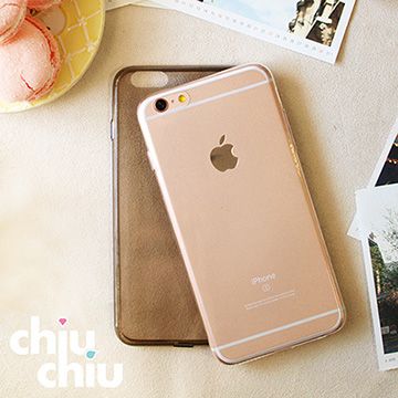 【CHIUCHIU】iPhone 6s Plus(5.5吋) 自帶防塵塞型TPU清水保護套