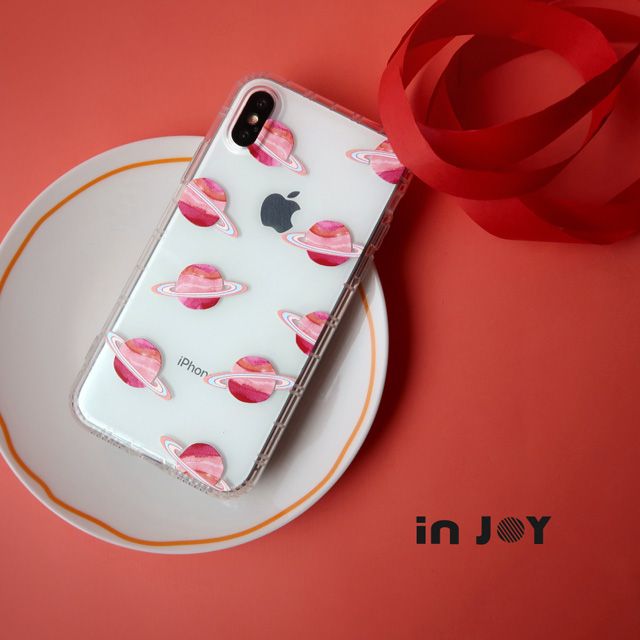 INJOY mall  iPhone 6 Plus 粉樂星球防摔耐震亮面手機殼 保護殼