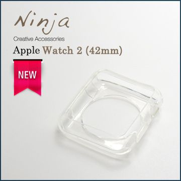 【東京御用Ninja】Apple Watch 2 (42mm)晶透款TPU清水保護套（透明）