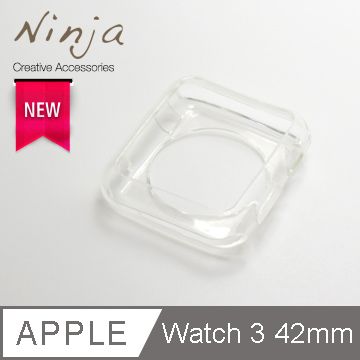 【東京御用Ninja】Apple Watch 3 (42mm)晶透款TPU清水保護套（透明）