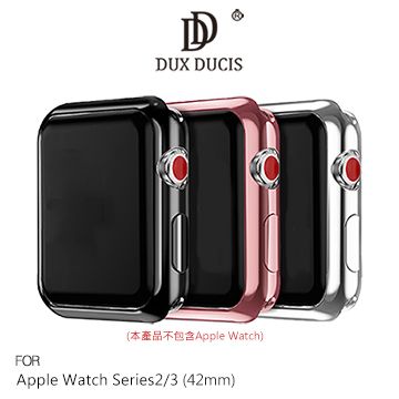 DUX DUCIS Apple Watch S2/S3 (42mm) 電鍍 TPU 套組(贈透明)