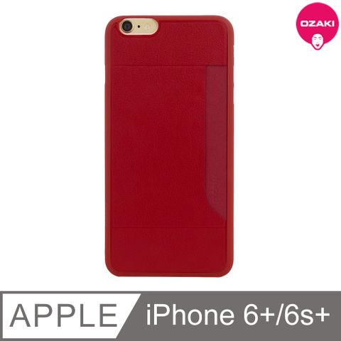 Ozaki O!coat 0.4+ Pocket iPhone 6/6S Plus超薄口袋保護殼-紅色