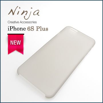 Ninja 東京御用 iPhone 6s Plus (5.5吋) 超薄質感磨砂保護殼霧透灰