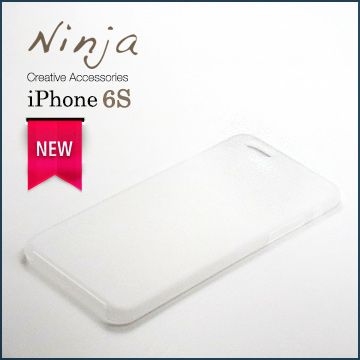 Ninja 東京御用 iPhone 6s (4.7吋) 超薄質感磨砂保護殼霧透白