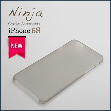 【東京御用Ninja】iPhone 6s (4.7吋) 超薄質感磨砂保護殼（霧透灰）
