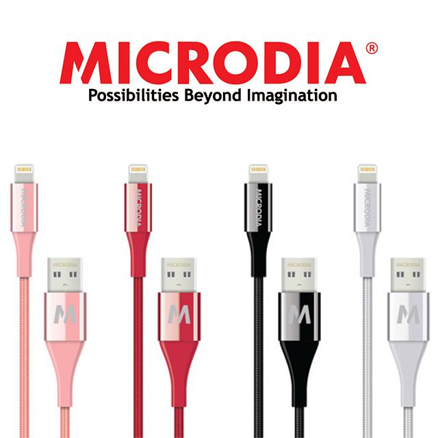 MICRODIA  DurCable -YOGA Lightning 鋁質接頭強韌編織線 充電線