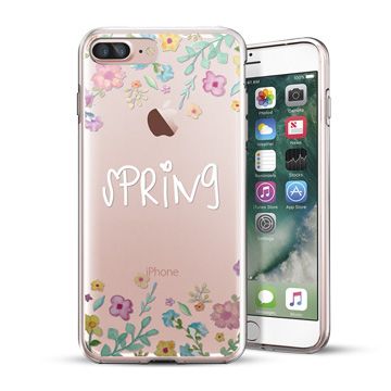 PIXOSTYLE iPhone 8 Plus / iPhone 7 Plus / iPhone 6 Plus 原創設計保護殼-Spring