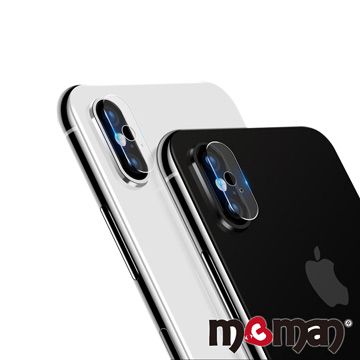 MgMAN iPhone X  鋼化玻璃鏡頭保護貼-雙孔