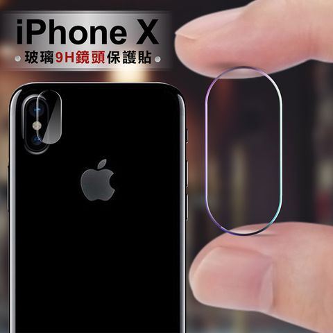 CITY for iPhone X 玻璃9H鏡頭保護貼精美盒裝 2入一組