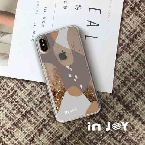 INJOY mall iPhone X 浪漫旋律 透明 閃亮 流沙手機殼