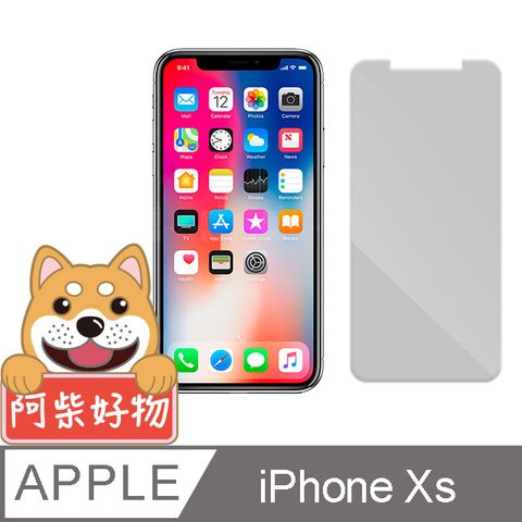 Apple 蘋果 阿柴好物  iPhone Xs/X 9H鋼化玻璃保護貼