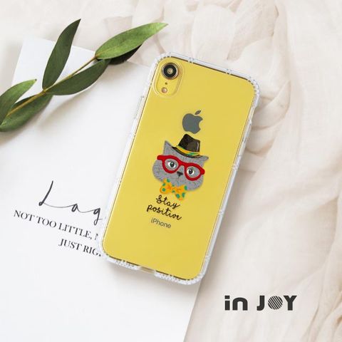 INJOY mall iPhone XR 魔術帽貓防摔耐震亮面手機殼 保護殼