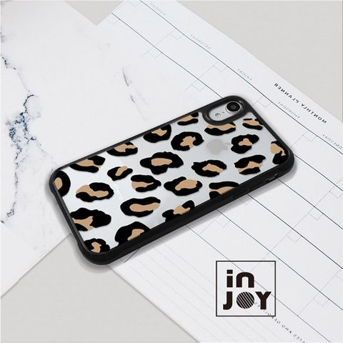 INJOY mall iPhone XS max 狂野時尚豹紋 耐撞擊邊框手機殼