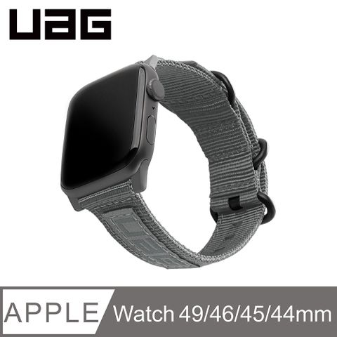 UAG Apple Watch 42/44/45/46/49mm Nato尼龍錶帶-灰