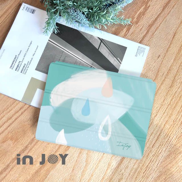 INJOY mall  iPad Pro11 系列 Smart cover皮革平板保護套 寧靜的雨天款