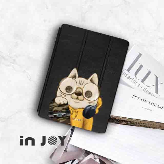 INJOY mall  iPad mini1/2/3 系列 Smart cover皮革平板保護套 滑板多多