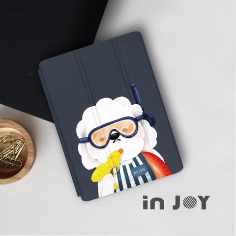 INJOY mall iPad mini1/2/3 系列 Smart cover皮革平板保護套 泳裝毛子