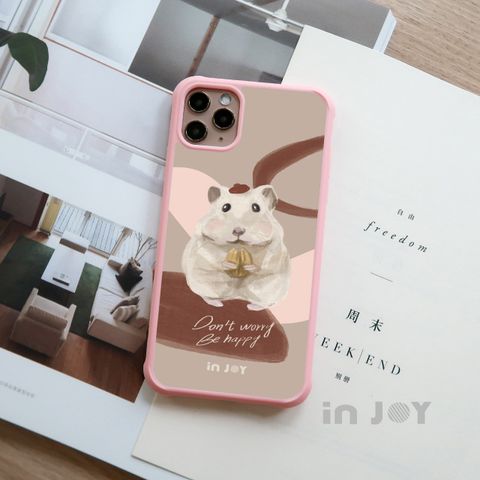 INJOY mall iPhone XS max 非你莫鼠耐撞擊磨砂邊框手機殼