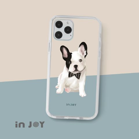 INJOY mall iPhone XS 英倫法鬥透明 防摔手機殼 保護殼