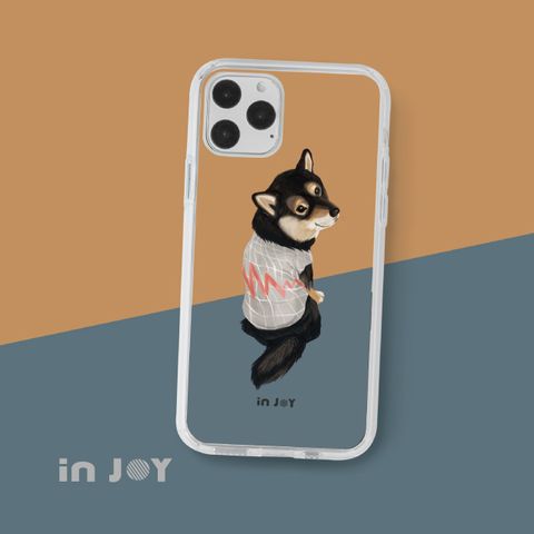 INJOY mall iPhone X 回萌柴犬 透明耐衝擊防摔 手機殼