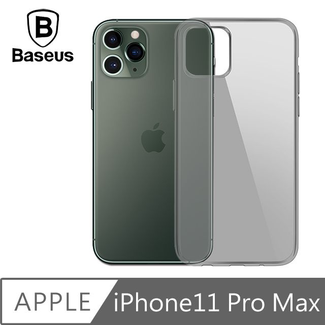 Baseus 倍思  iPhone11 Pro Max 高透TPU防摔軟殼保護套 透黑