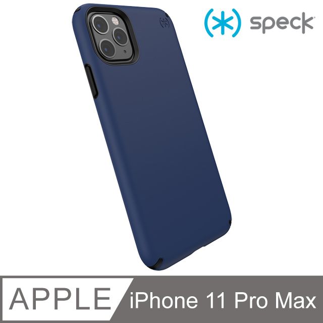 Speck  Presidio Pro iPhone 11 Pro Max 抗菌柔觸感防摔保護殼-海軍藍