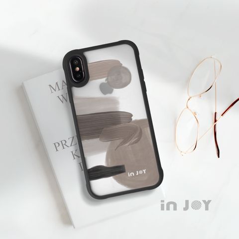 INJOY mall iPhone 11 Pro max 品味好感耐撞擊磨砂邊框手機殼