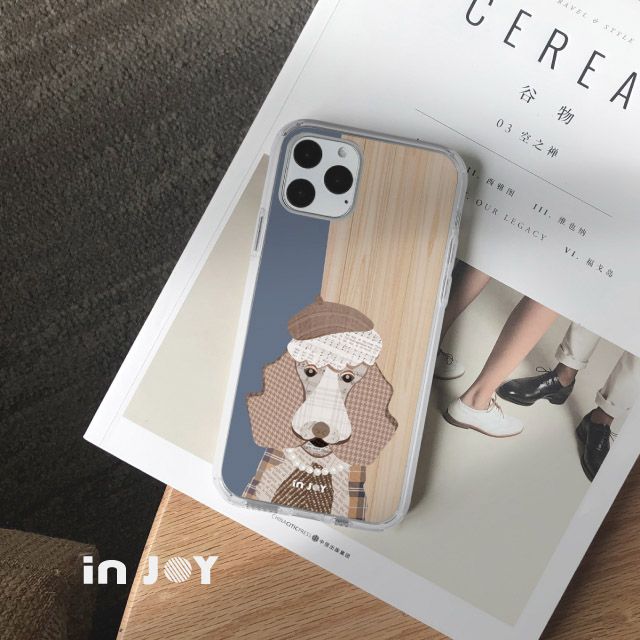 INJOY mall  iPhone 11 Pro max 格紋時髦紅貴賓透明 防摔手機殼 保護殼