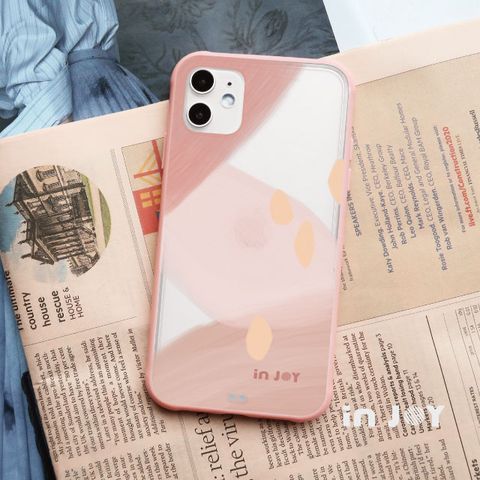 INJOY mall iPhone 11 Pro max 玫瑰奶茶 輕巧耐撞擊邊框手機殼