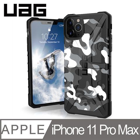 UAG iPhone 11 Pro Max 耐衝擊迷彩保護殼-白