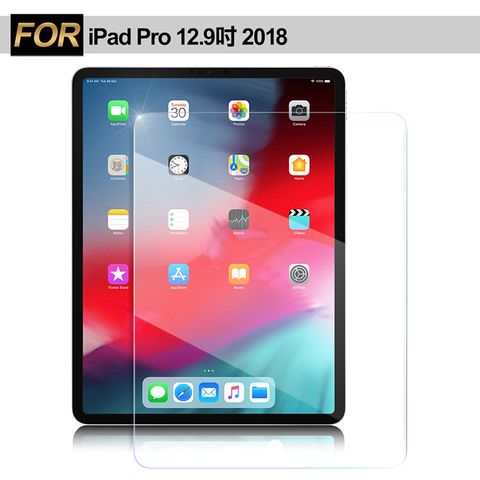 Xmart for iPad Pro 2018 12.9吋 強化指紋玻璃保護貼