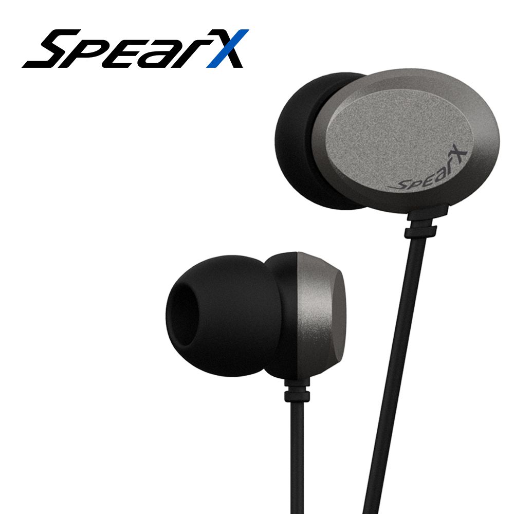 SPEARX 聲特科技 D2-air風華時尚高音質入耳式音樂耳機 (內斂灰)