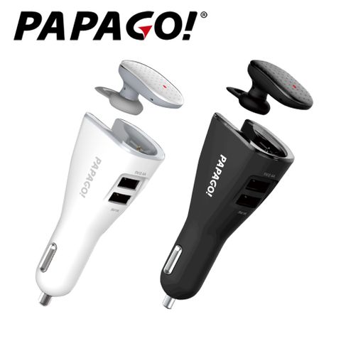 PAPAGO! PAPAGO C1磁性車充藍牙耳機