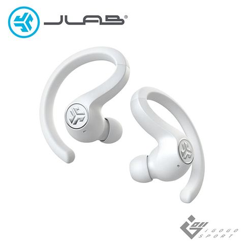 平價首選 運動耳掛式JLab JBuds Air Sport 真無線藍牙耳機 - 白色