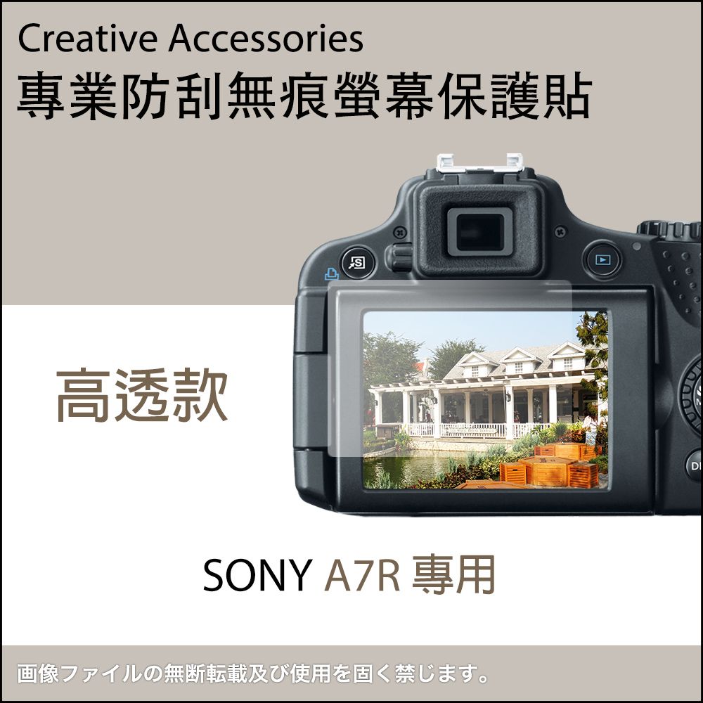 SONY 索尼  A7R專用防刮無痕螢幕保護貼(高透款)