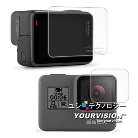 GoPro HERO6 相機鏡頭+觸控螢幕 光學抗刮螢幕保護貼