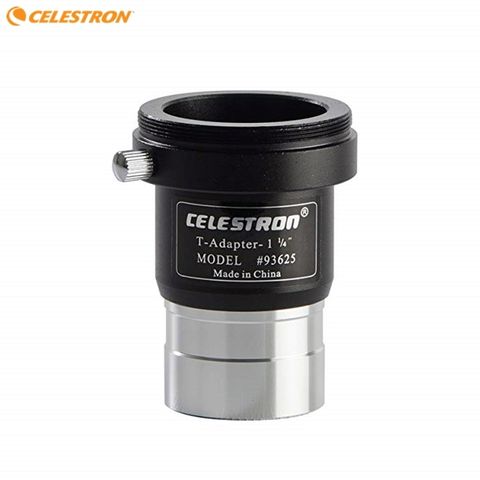 CELESTRON 星特朗反射式望遠鏡上單眼相機的鏡頭轉接環93625搭T-Mount轉接環 折射式望遠鏡攝影接管