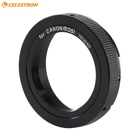 CELESTRON 星特朗T-Mount望遠鏡轉Canon佳能EOS鏡頭轉接環93419望遠鏡轉EOS T2轉EOS