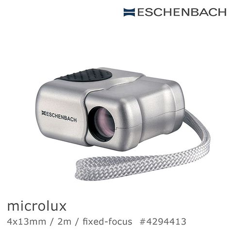 Eschenbach 宜視寶 microlux 4x13mm 德國袖珍免調焦型單眼望遠鏡 4294413