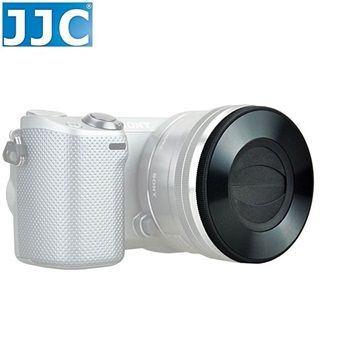 JJC副廠Sony索尼E 16-50mm自動鏡頭蓋f3.5-5.6 PZ OSS自動鏡蓋自動蓋自動鏡頭前蓋賓士蓋