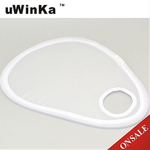 uWinka 穿孔型白色透明反光板柔光板RE-H30W(可手持&裝在鏡頭鏡身直徑30cm內,可折疊附收納袋)穿孔反光板穿孔打光板控光板