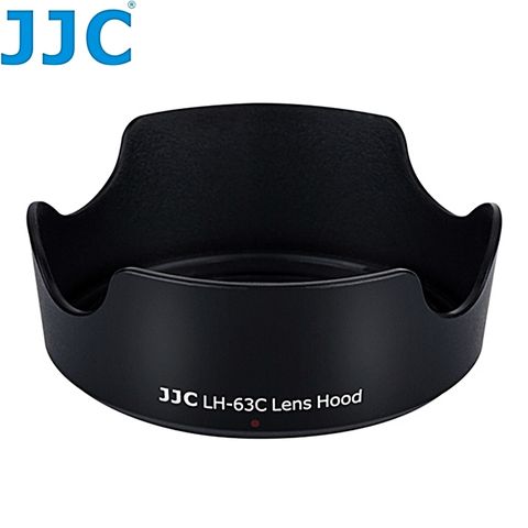 (黑色)JJC佳能Canon副廠遮光罩LH-63C(相容原廠EW-63C遮光罩)適EF-S 18-55mm f/3.5-5.6 f4-5.6 IS STM