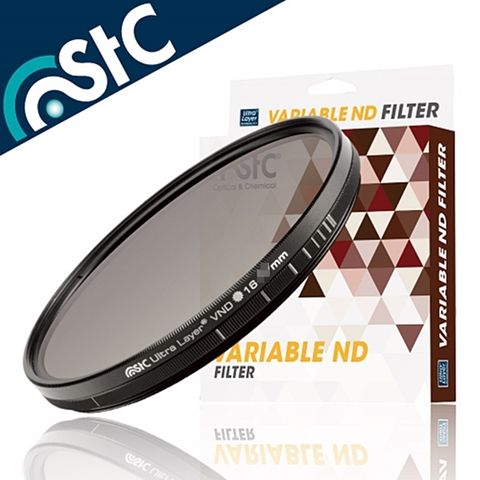 STC 台灣製造低色偏多層鍍膜Variable ND Filter ND16-ND4096減光鏡82mm(薄框,抗刮抗污防刮防污防靜電抗靜電)MRC彩衣MC全黑色濾鏡VND ND16-4096 適高反差搖黑卡抗耀光