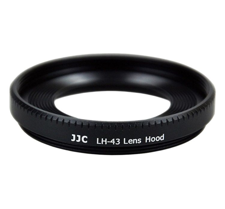 JJC 佳能Canon副廠遮光罩EW-43太陽罩(金屬製,螺牙螺口)適EF-M 22mm F2.0 STM相容原廠Canon遮光罩EW-43遮光罩遮陽罩遮罩lens hood F2.0 1:2.0